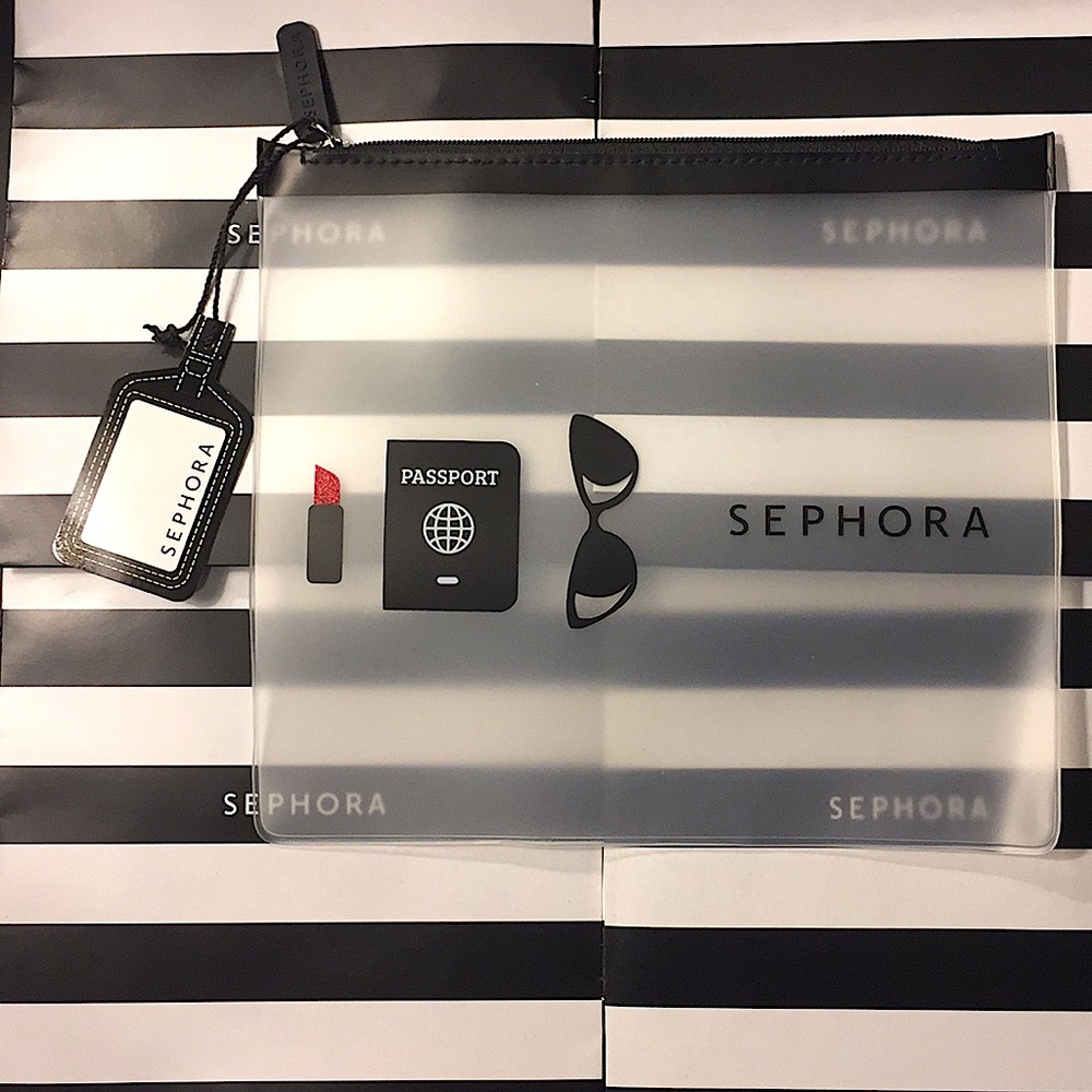 SEPHORA - SLIM / THIN COSMETIC POUCH (NWT)